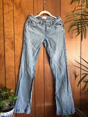 PacSun Light Wash Wide Leg Flare Jeans